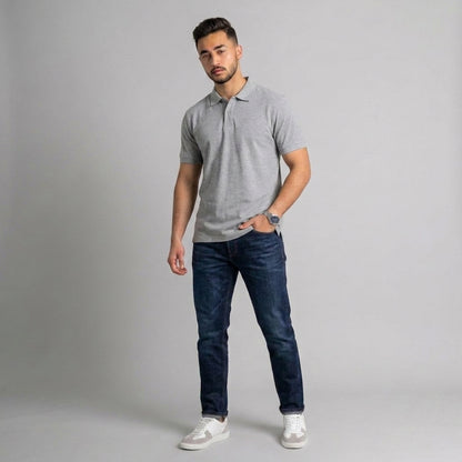 Polo T-shirt Gray