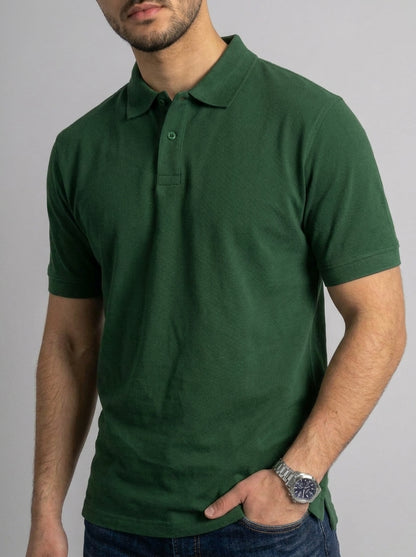 Polo T-shirt Dark Green