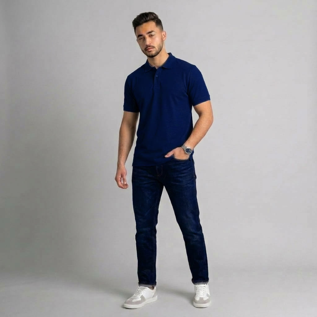Polo T-shirt Navy Blue