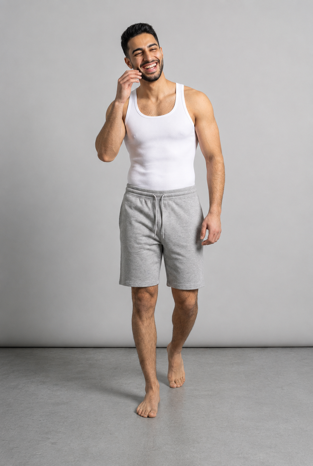 Milton Short Heather Gray