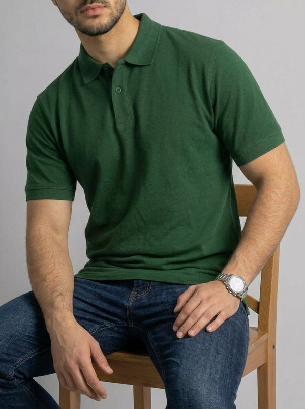 Polo T-shirt Dark Green