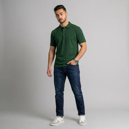 Polo T-shirt Dark Green