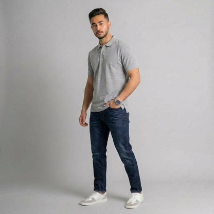Polo T-shirt Gray