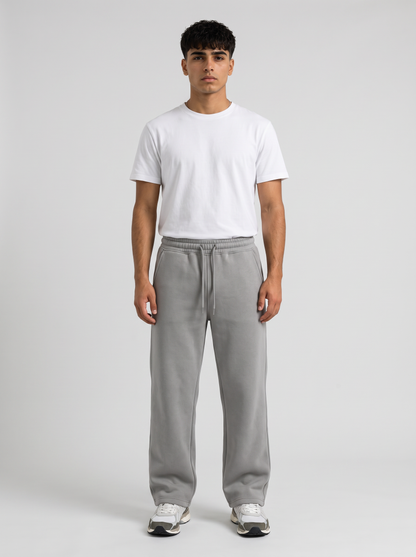 Winter Wide Leg Sweatpants - Grey - Pulse Front Hero