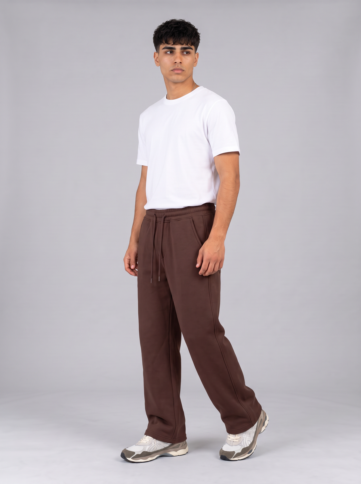 Winter Wide Leg Sweatpants - Brown - Pulse 30 Degree