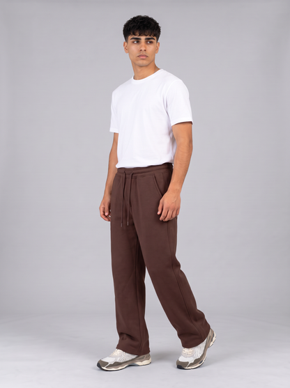 Winter Wide Leg Sweatpants - Brown - Pulse 30 Degree