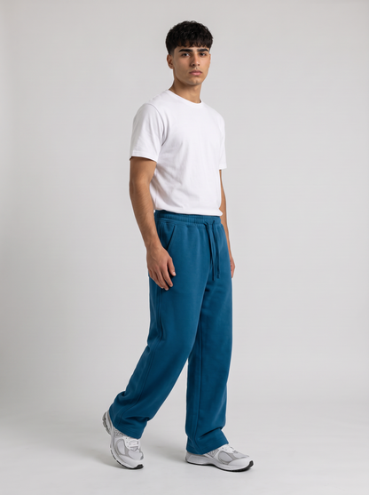 Winter Wide Leg Sweatpants - Blue - Pulse 30 Degree