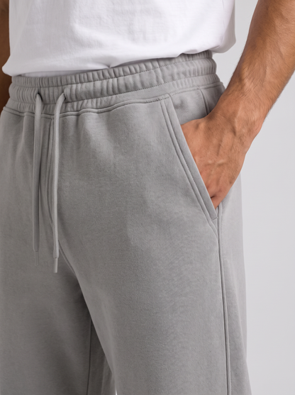 Winter Wide Leg Sweatpants - Grey - Pulse Detail