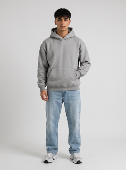 Oversized Hoodie - Grey - Pulse Front Hero