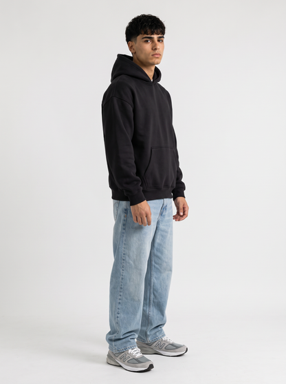 Oversized Hoodie - Black - Pulse 30 Degree