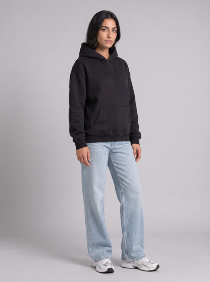 Oversized Hoodie - Black - Muse 30 Degree