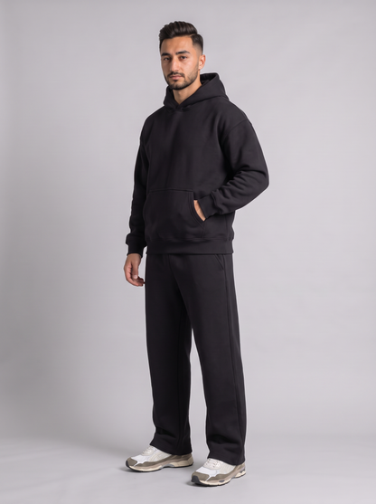 Full Set Oversized Hoodie - Black - Hero Set 30