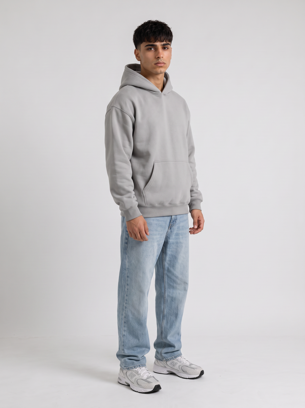 Oversized Hoodie - Grey - Pulse 30 Degree