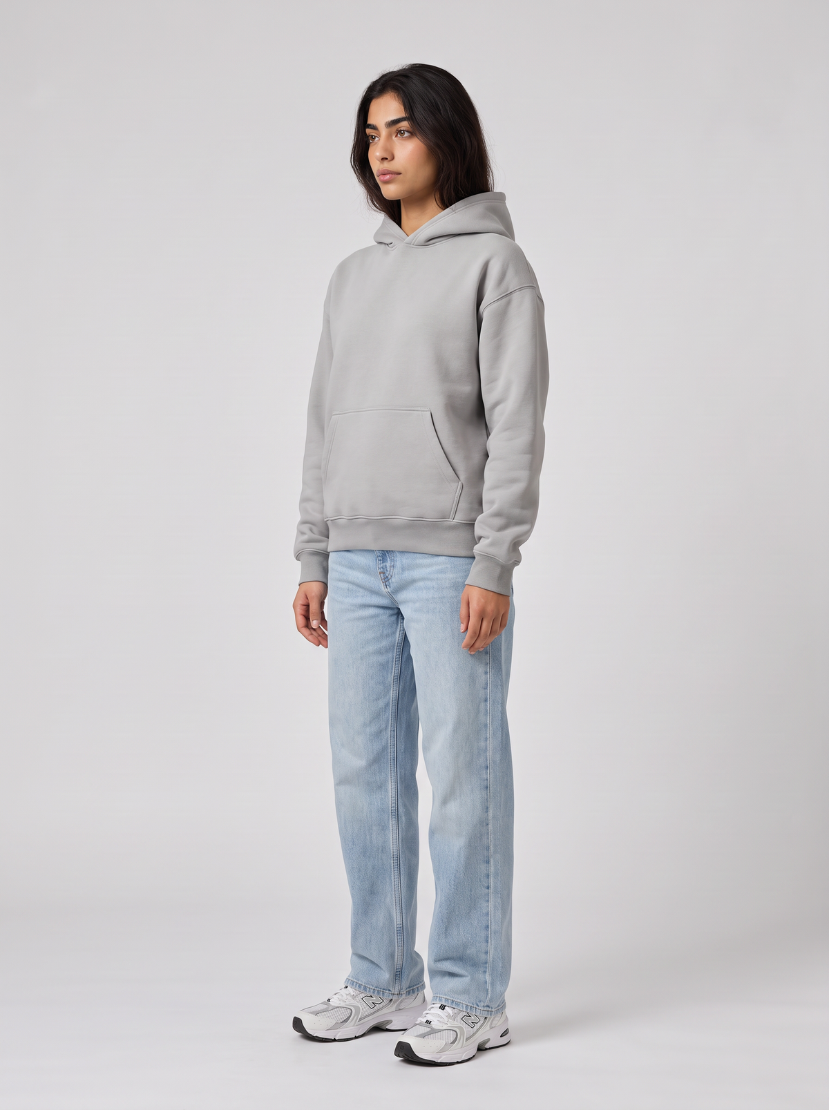 Oversized Hoodie - Grey - Aura 30 Degree