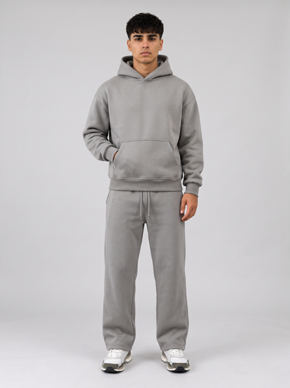 Oversized Hoodie - Grey - Pulse Set Front