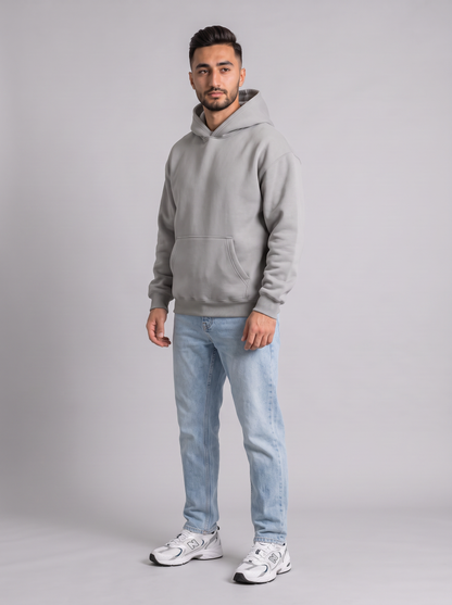 Oversized Hoodie - Grey - Hero 30 Degree