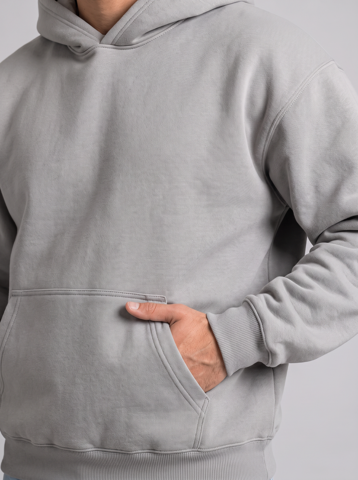 Oversized Hoodie - Grey - Hero Detail