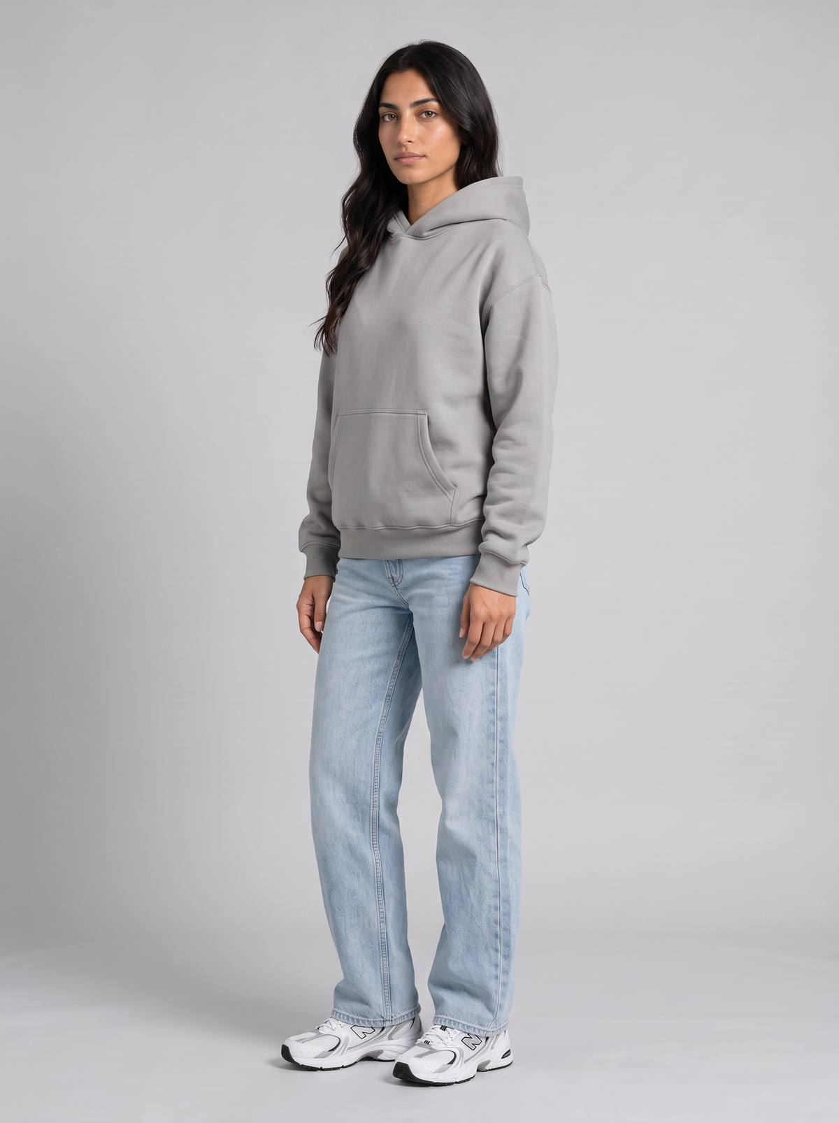 Oversized Hoodie - Grey - Muse 30 Degree