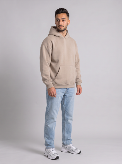Oversized Hoodie - Beige - Hero 30 Degree