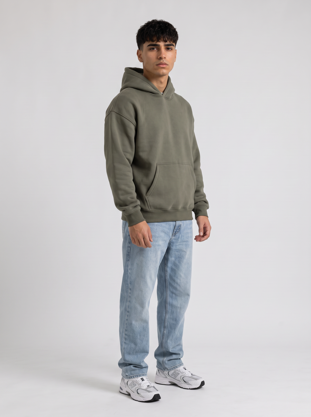 Oversized Hoodie - Olive - Pulse 30 Degree