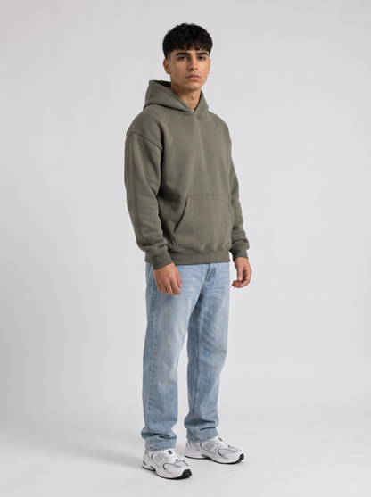 Oversized Hoodie - Olive - Pulse 30 Degree