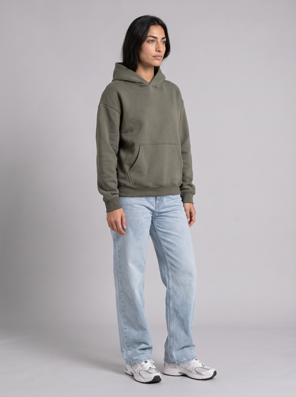 Oversized Hoodie - Olive - Muse 30 Degree