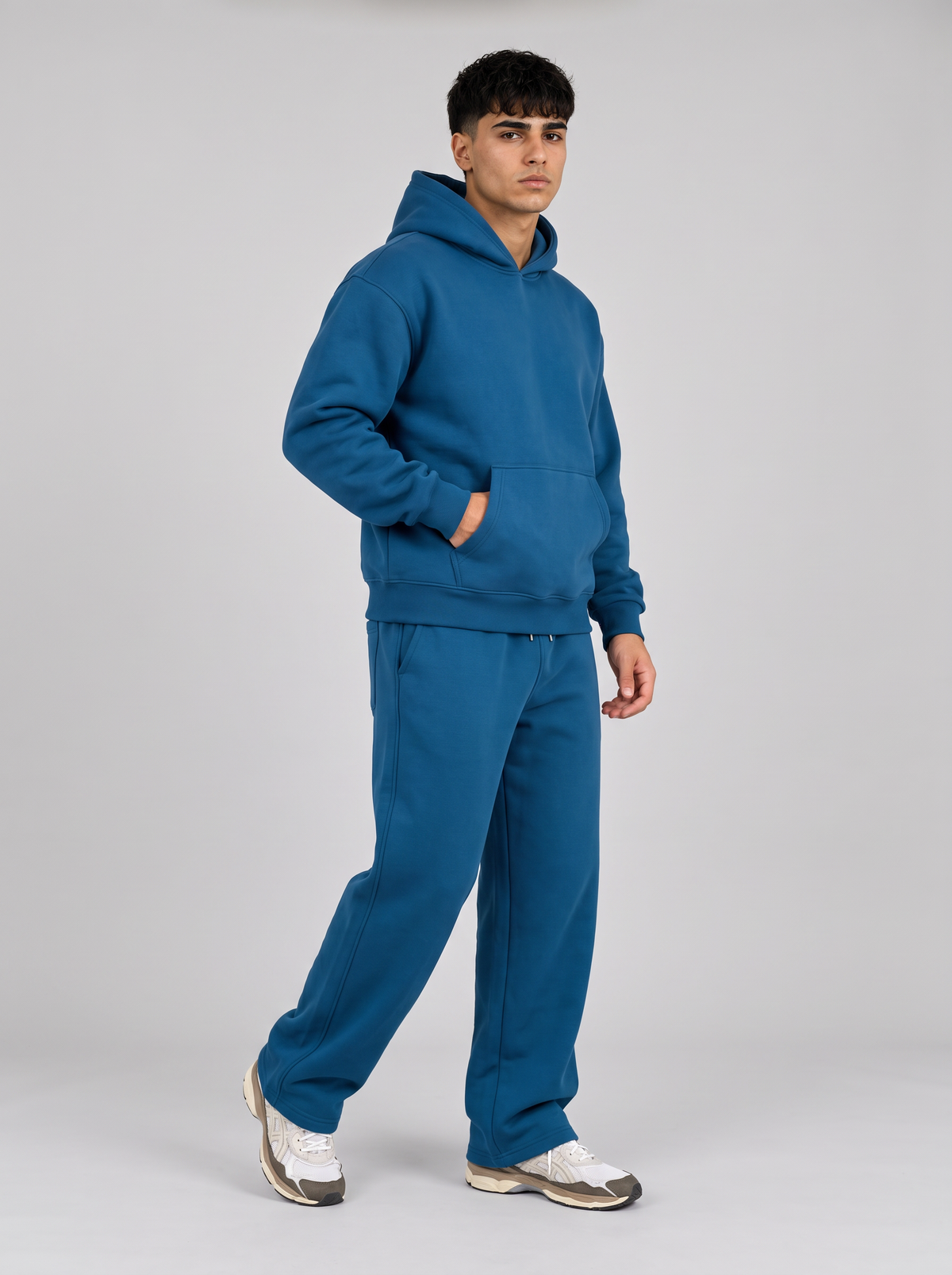 Full Set Oversized Hoodie - Blue - Pulse Set 30
