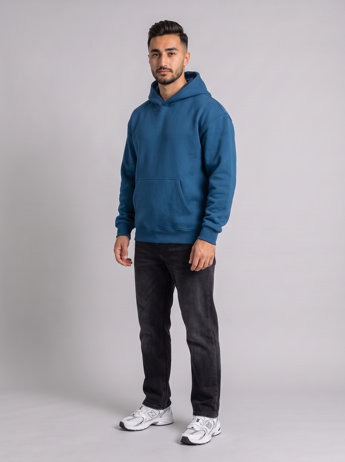 Oversized Hoodie - Blue - Hero 30 Degree