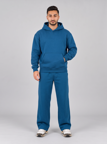 Full Set Oversized Hoodie - Blue - Hero Set Front