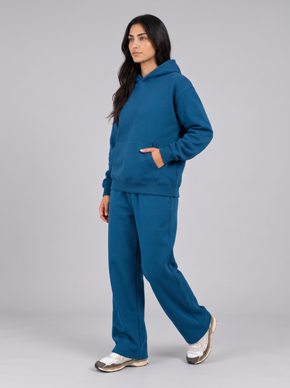 Full Set Oversized Hoodie - Blue - Muse Set 30
