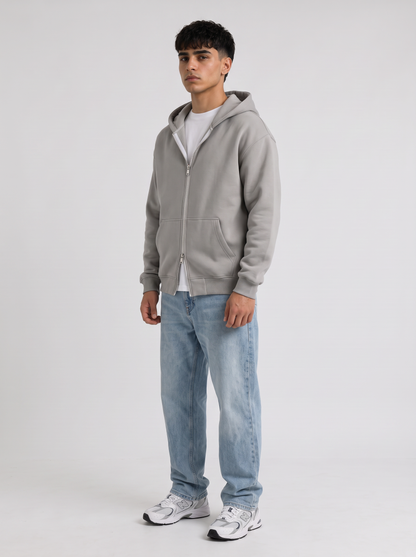Double Zip Hoodie - Grey - Pulse 30 Degree