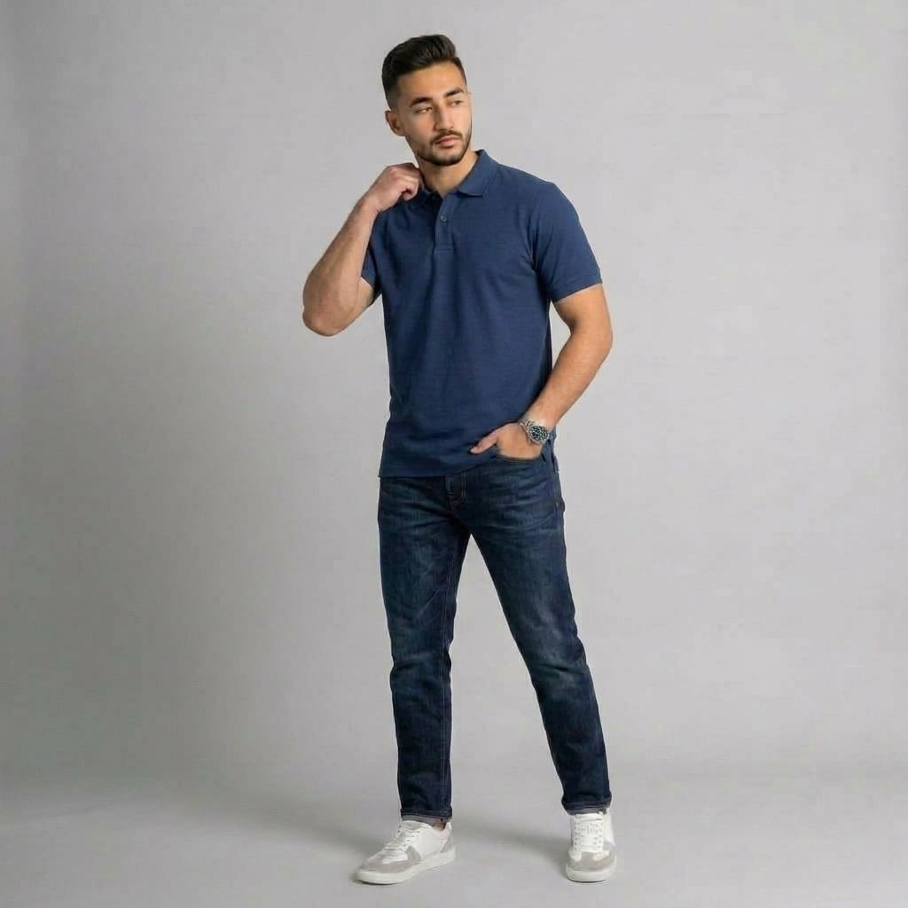 Polo T-shirt Navy Blue