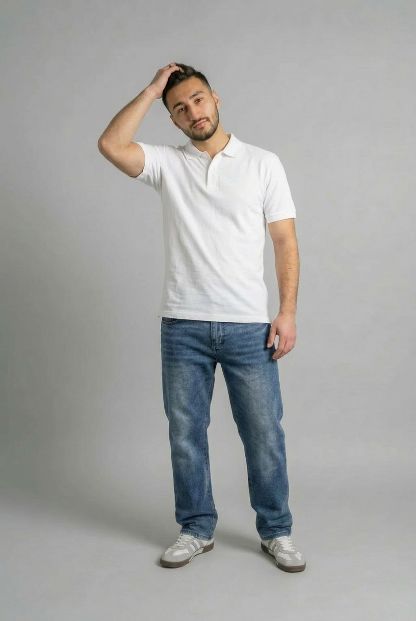 Polo T-Shirt White