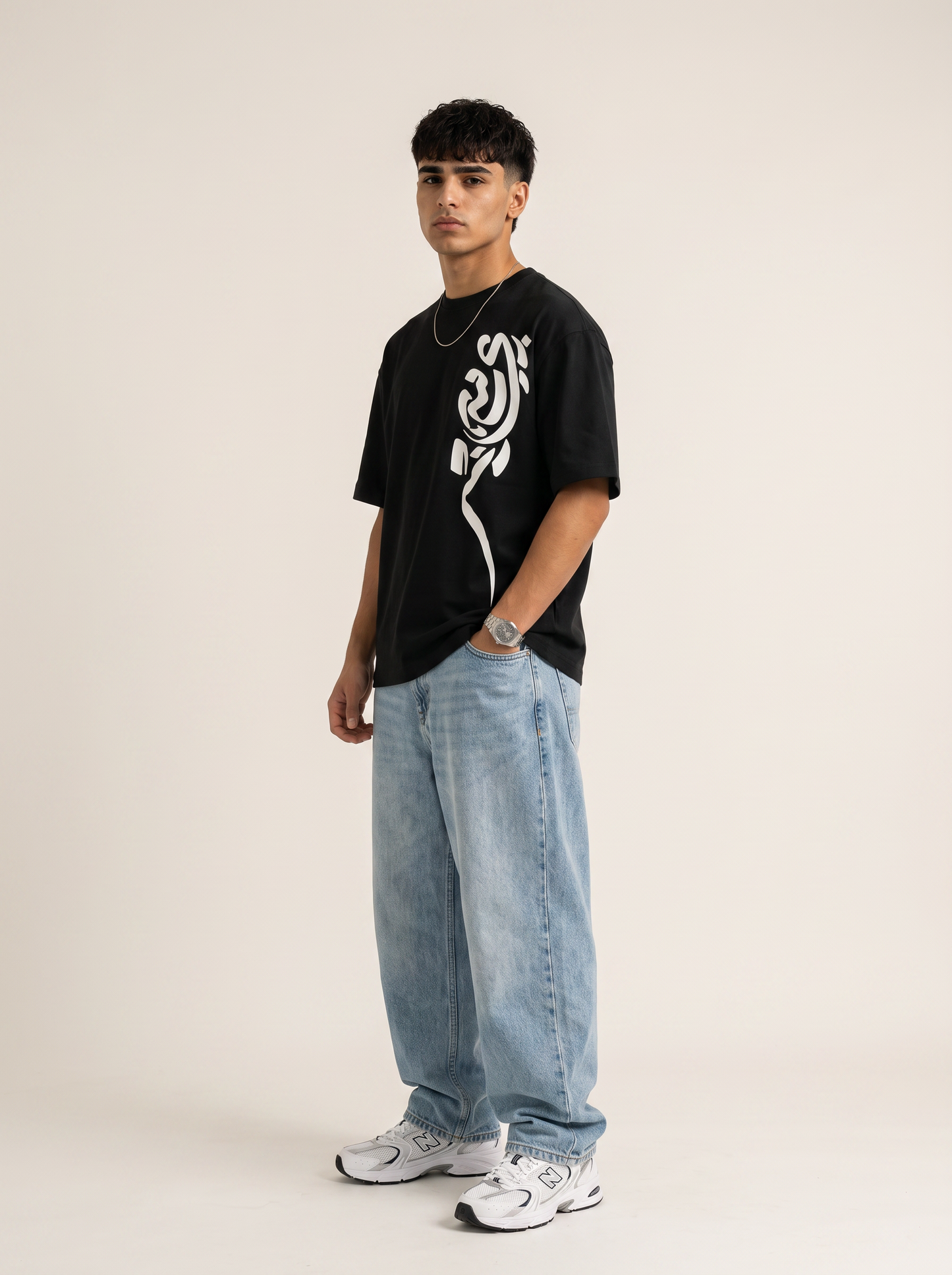 Ink Flow Black Tee