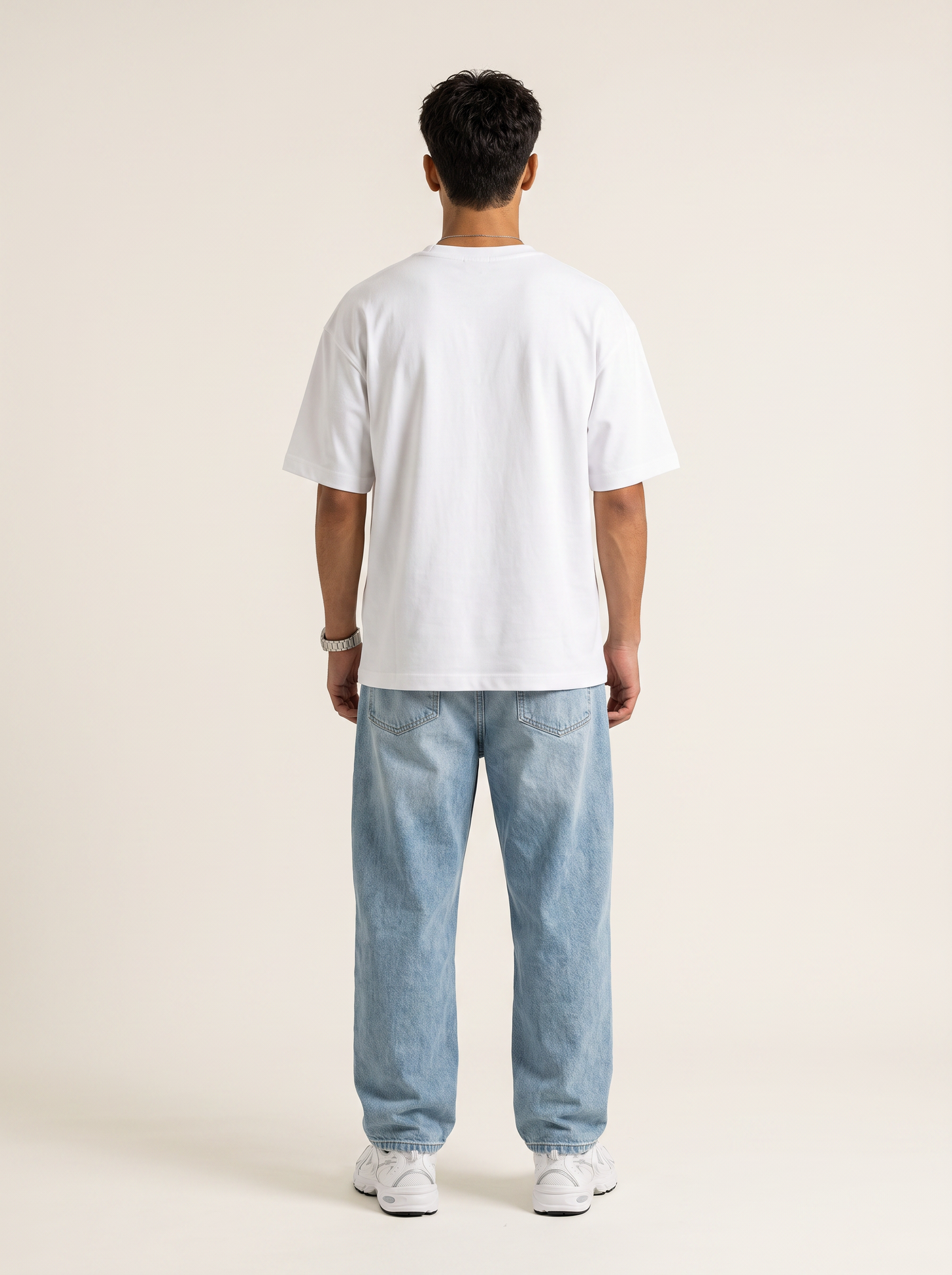 SKY FLOW White Tee