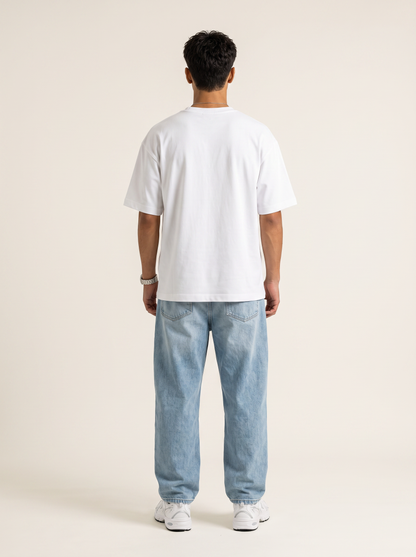 SKY FLOW White Tee