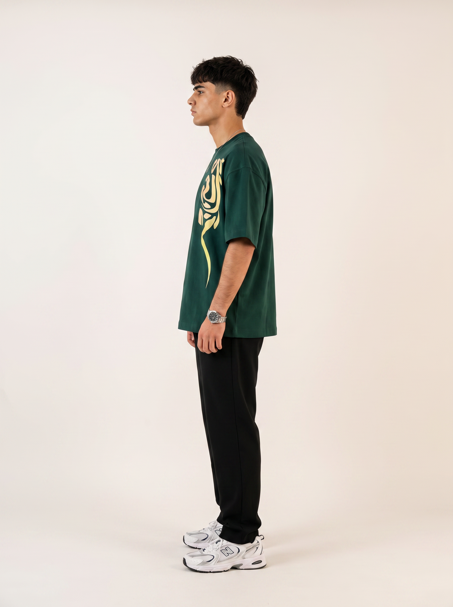Ink Flow Dark Green Tee