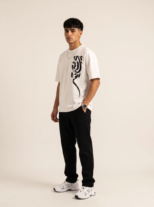 Ink Flow White Tee