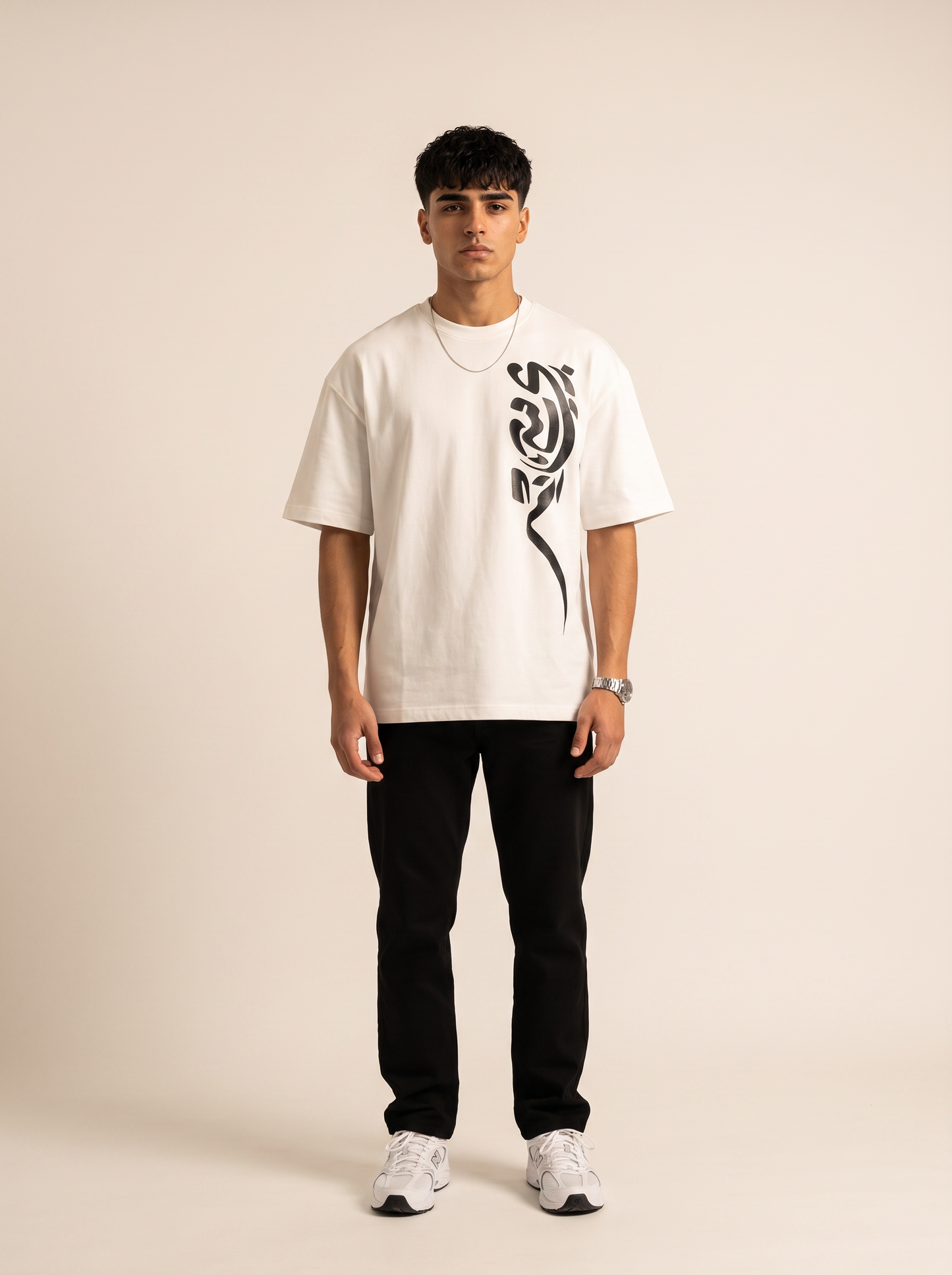 Ink Flow White Tee