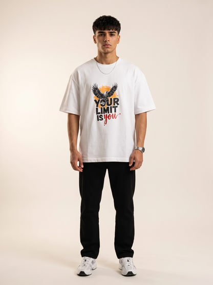 The Only Limit is YOU White Tee
