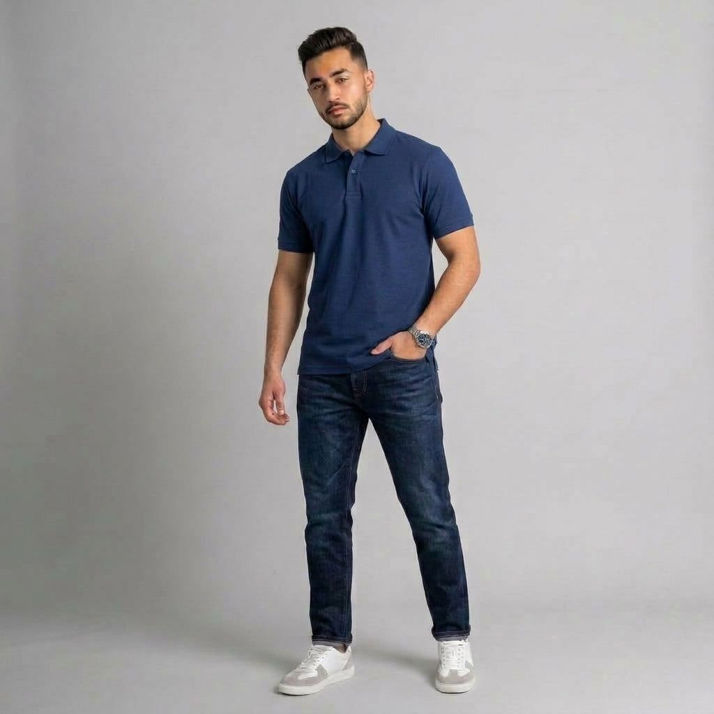 Polo T-shirt Navy Blue