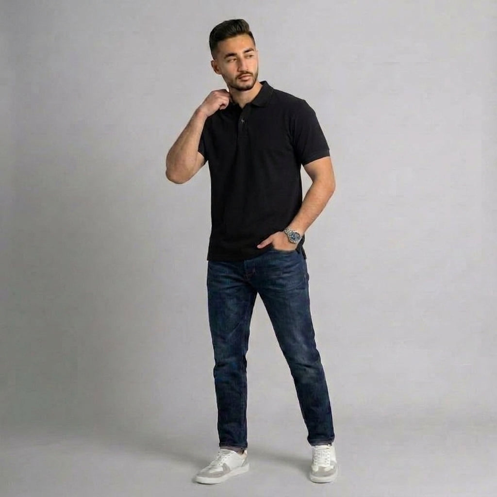 Polo T-shirt Black